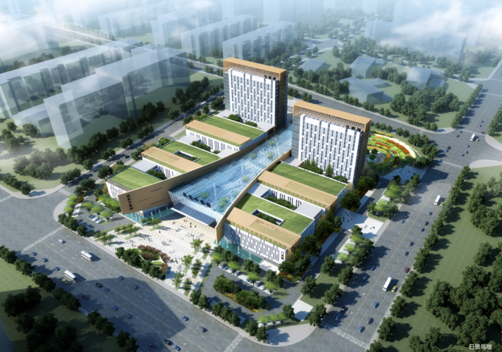 五层住宅建筑设计资料下载-[陕西]延安市三级甲等综合中医医院建筑